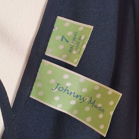 Johnny Martin Yellow Rose Print Dress Size 7 - Picture 5 of 8